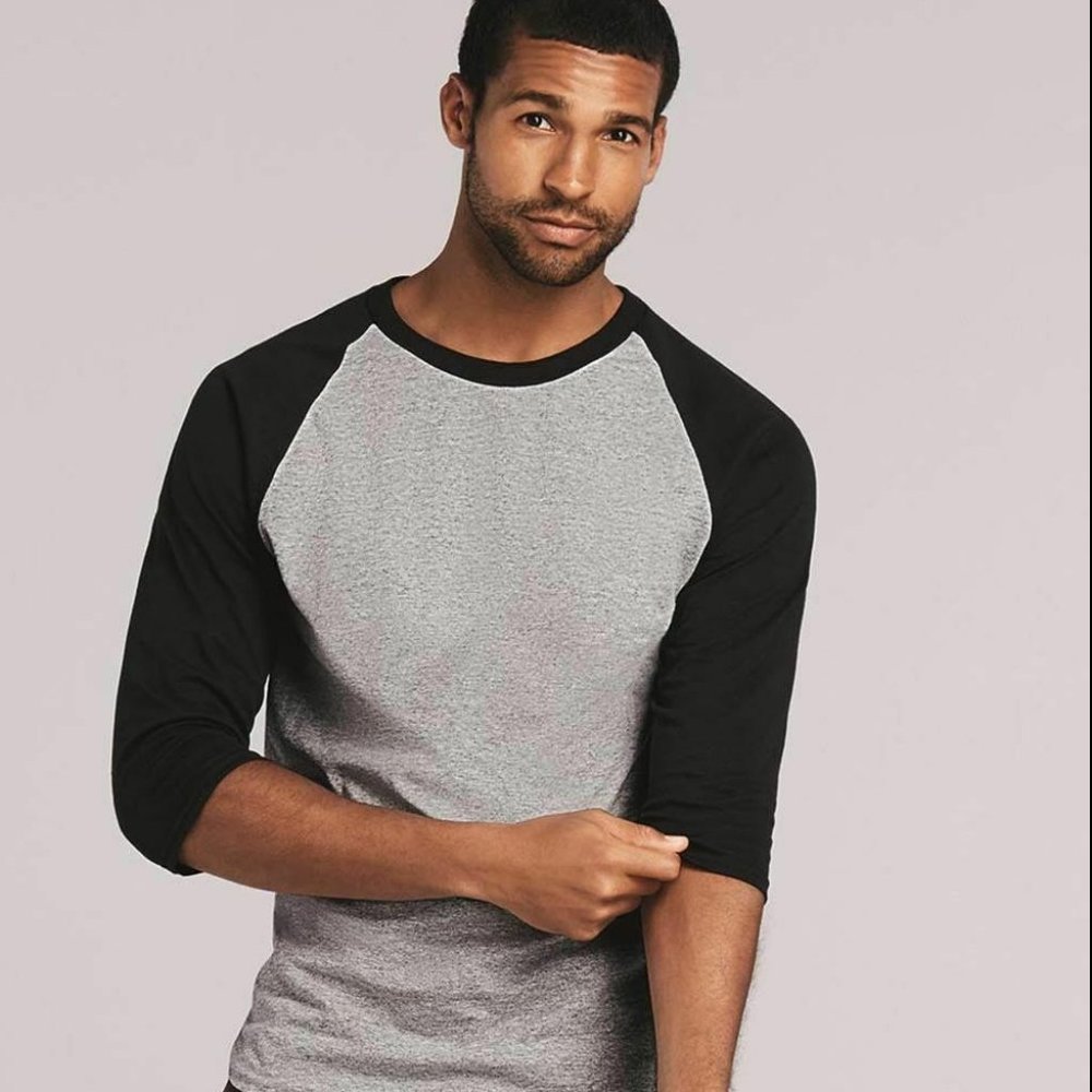 Gildan - Cotton 3/4 Raglan Sleeve Tees 5700 6 Pack